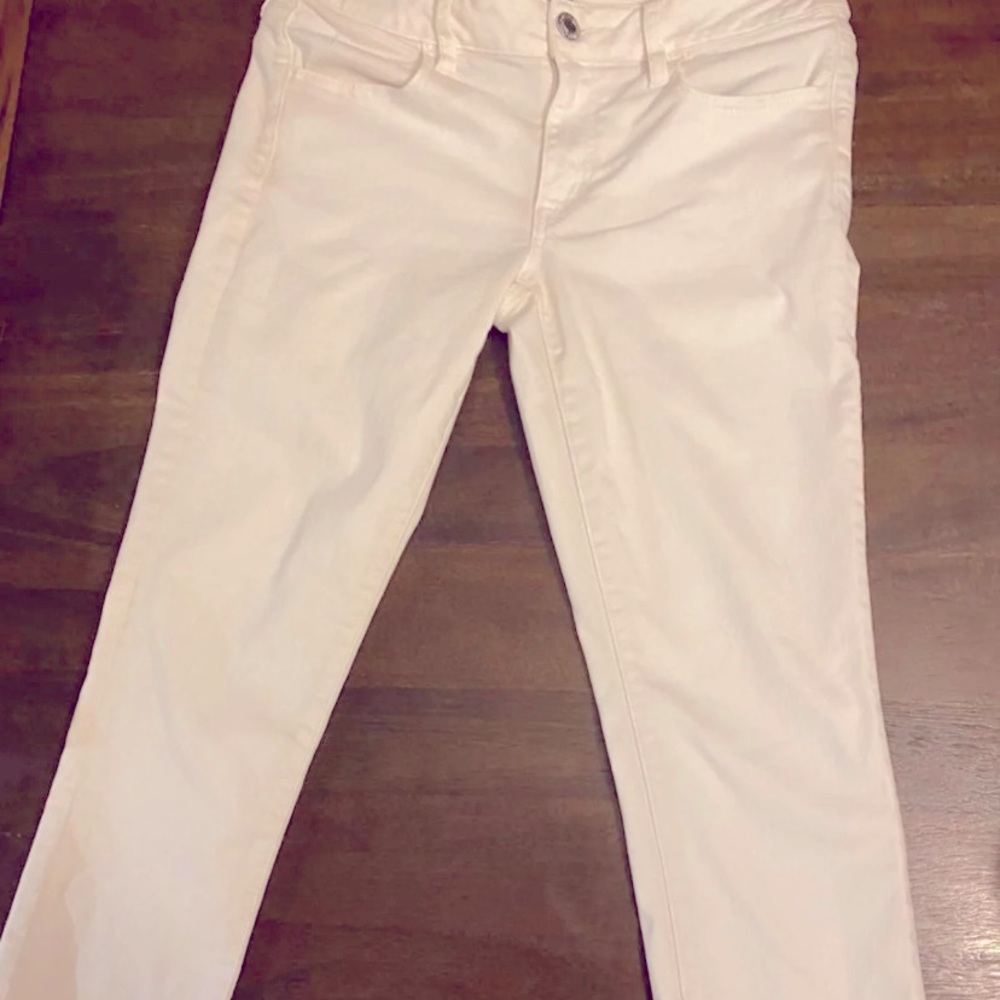 American Eagle Capri Super Stretch X White Size 8